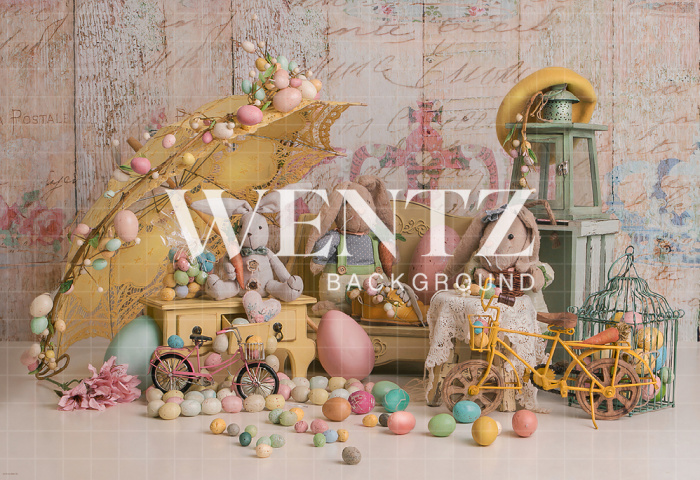 Fabric Photography Background Easter Candy Color / Backdrop 2412