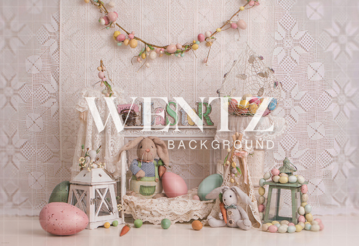 Fabric Photography Background Easter Candy Color / Backdrop 2415
