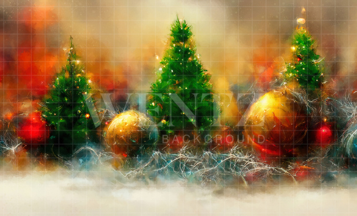 Fabric Photography Background Fine Art Pine Trees / Backdrop 2528