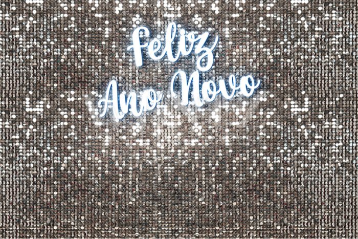 Fabric Photography Background Happy New Year / Backdrop 2545