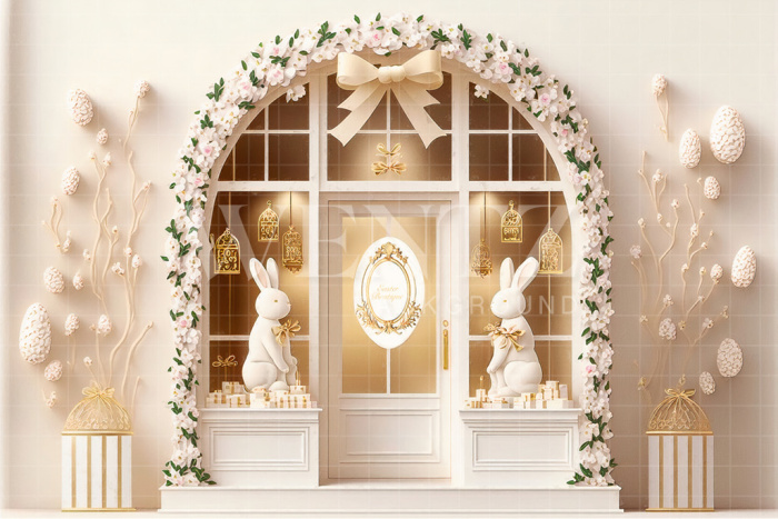 Fabric Photography Background Easter Boutique / Backdrop 2604