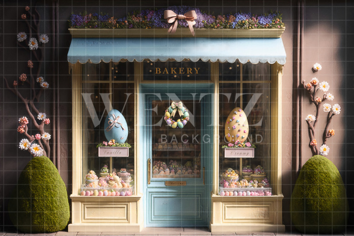 Fabric Photography Background Easter Bakery / Backdrop 2624