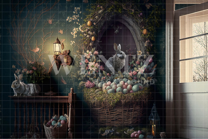 Fabric Photography Background Easter Set / Backdrop 2626