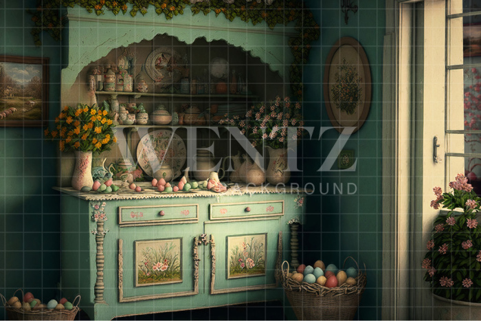 Fabric Photography Background Easter Scenario / Backdrop 2639