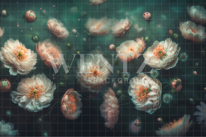 Fabric Photography Background Floral Fine Art / Backdrop 2721