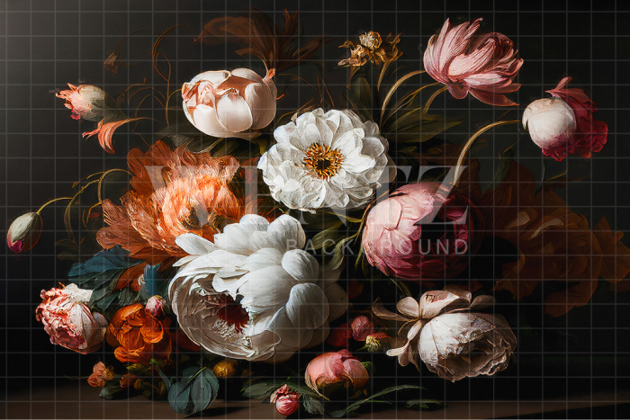 Fabric Photography Background Floral Fine Art / Backdrop 2723