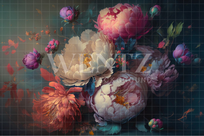 Fabric Photography Background Floral Fine Art / Backdrop 2738