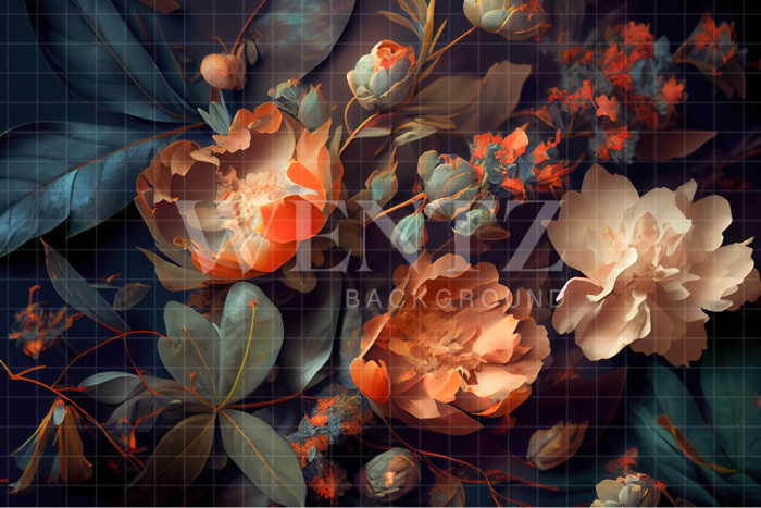 Fabric Photography Background Floral Fine Art / Backdrop 2739