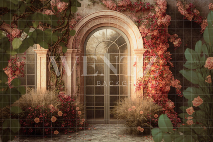 Fabric Photography Background Mother's Day Scenery White Window / Backdrop 2745