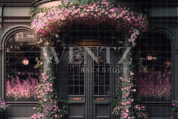 Fabric Photography Background Mother's Day Shop / Backdrop 2821