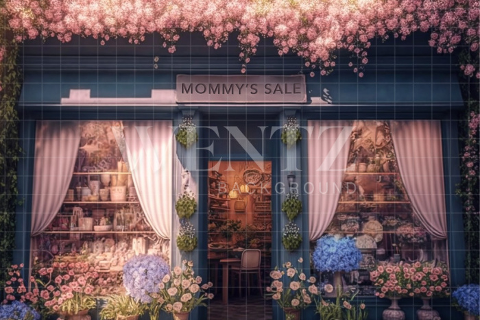 Fabric Photography Background Mom's Store / Backdrop 2824