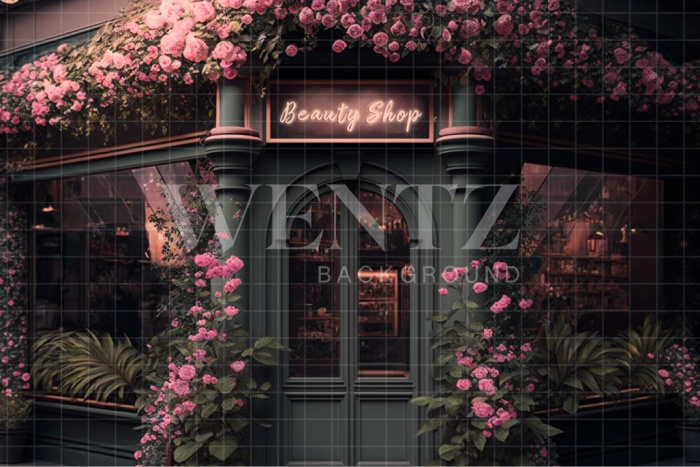 Fabric Photography Background Beauty Shop / Backdrop 2828