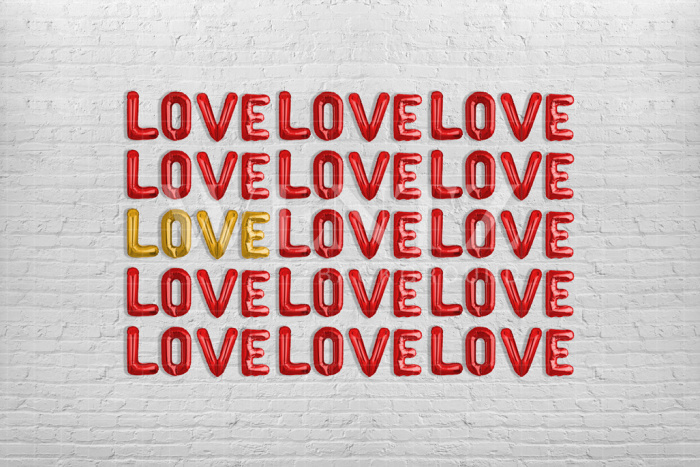 Fabric Photography Background Valentine's Day Love Panel / Backdrop 2855