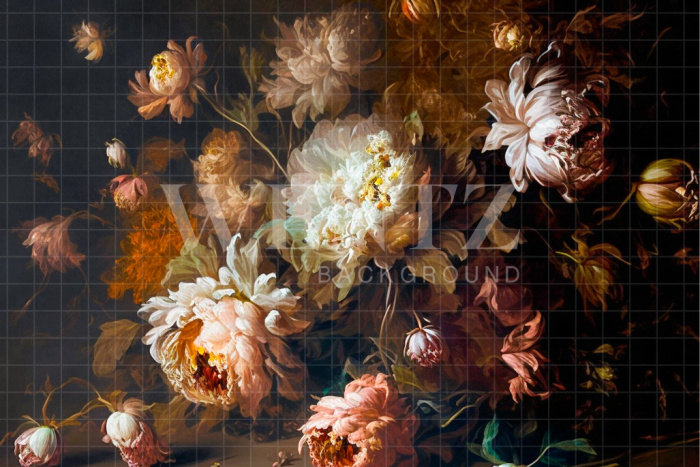 Fabric Photography Background Floral Fine Art / Backdrop 2908