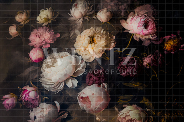 Fabric Photography Background Floral Fine Art / Backdrop 2909
