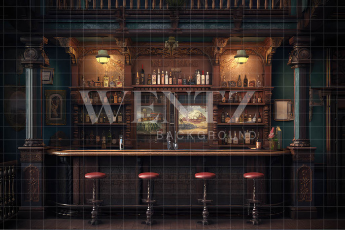 Fabric Photography Background Vintage Bar / Backdrop 3245