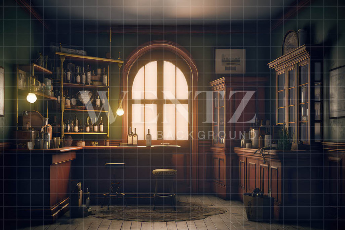 Fabric Photography Background Vintage Bar / Backdrop 3246