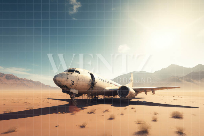 Fabric Photography Background Plane in the Desert / Backdrop 3268