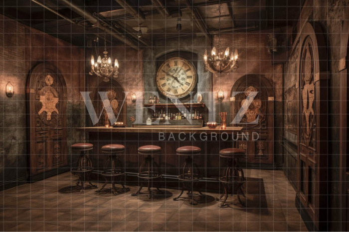 Fabric Photography Background Vintage Bar / Backdrop 3302