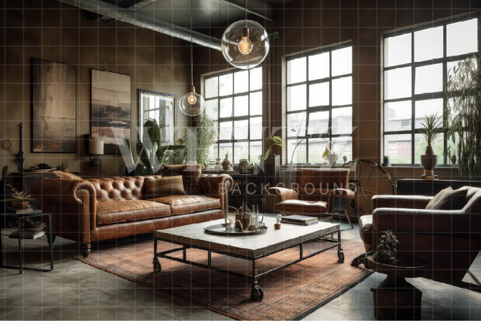 Fabric Photography Background Living Room / Backdrop 3310