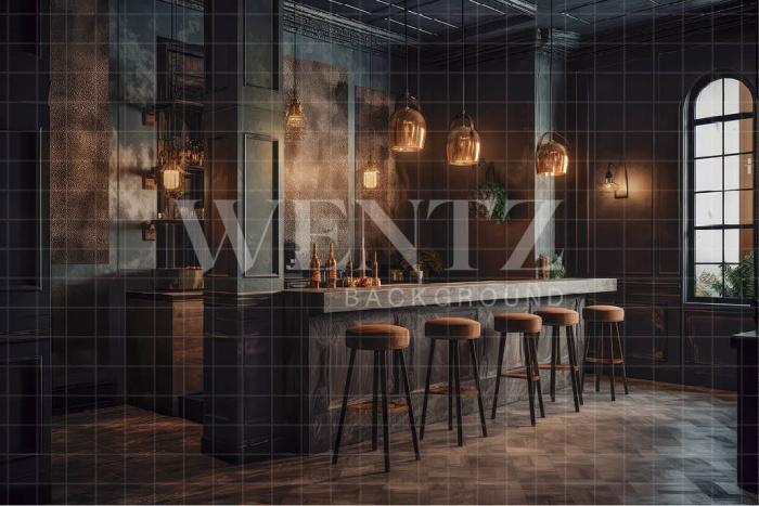Fabric Photography Background Vintage Bar / Backdrop 3331