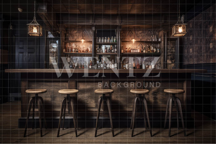Fabric Photography Background Vintage Bar / Backdrop 3333