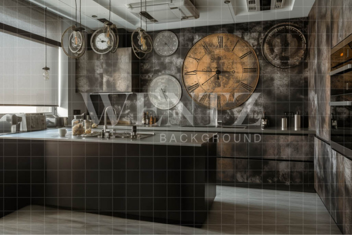 Fabric Photography Background Dad's Kitchen / Backdrop 3340