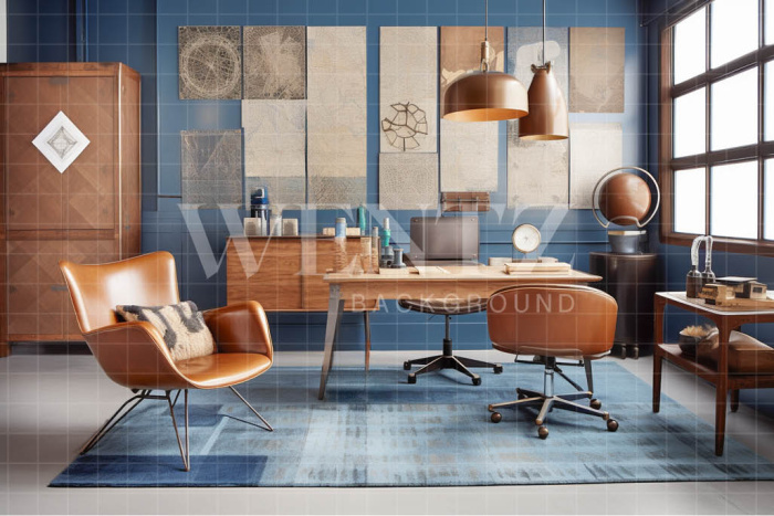 Fabric Photography Background Office / Backdrop 3376