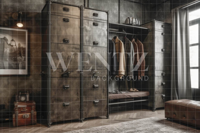 Fabric Photography Background Dads Room / Backdrop 3394