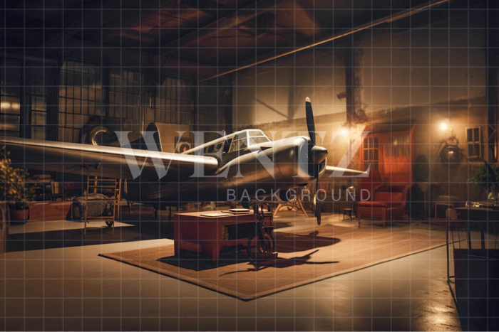 Fabric Photography Background Hangar / Backdrop 3400