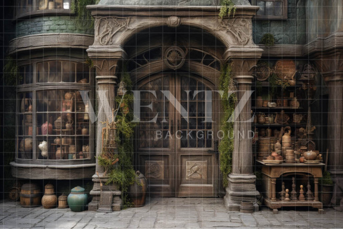 Fabric Photography Background Wizard Shop / Backdrop 3460