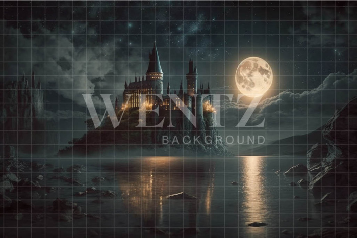 Fabric Photography Background Wizardry School / Backdrop 3491