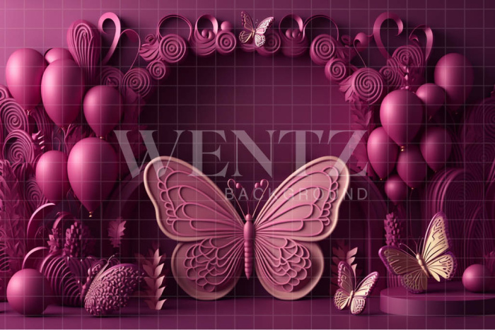 Fabric Photography Background Princess / Backdrop 3508