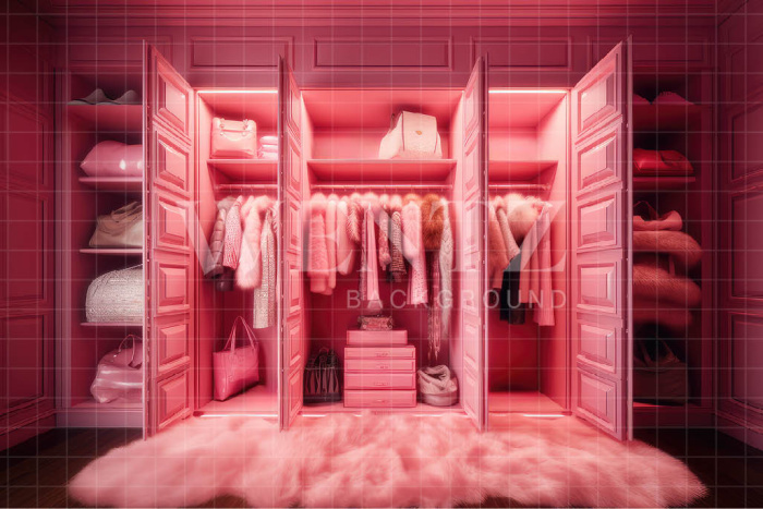 Fabric Photography Background Dream Closet / Backdrop 3514