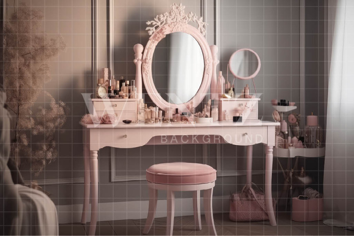 Fabric Photography Background Princess Dressing Table / Backdrop 3516