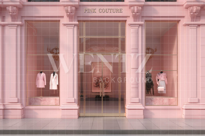 Fabric Photography Background Designer Store Front / Backdrop 3523