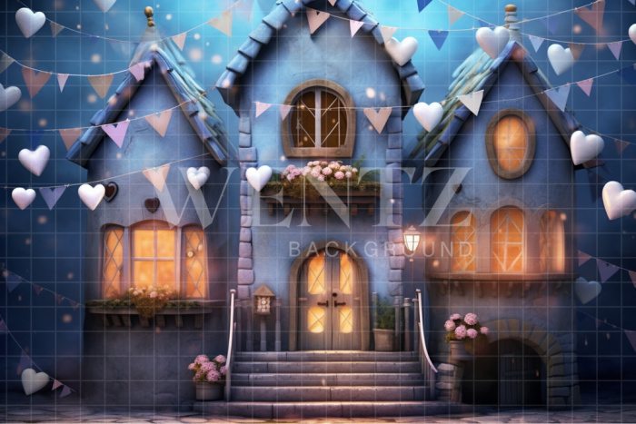 Fabric Photography Background Valentine's Day / Backdrop 3648