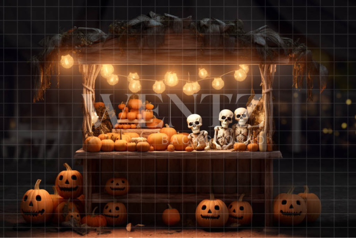 Fabric Photography Background Halloween Stand / Backdrop 3708