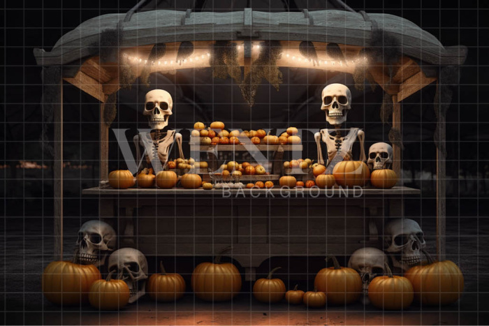 Fabric Photography Background Halloween Stand / Backdrop 3709