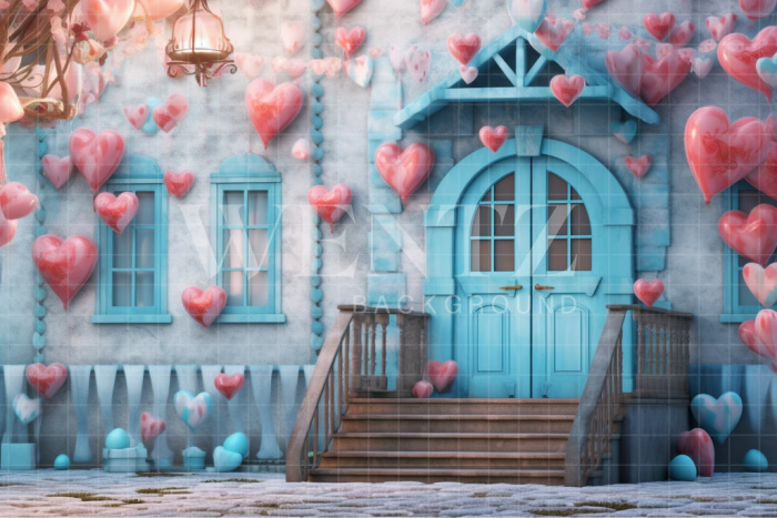 Fabric Photography Background Valentine's Day / Backdrop 3729