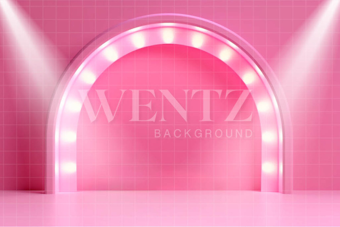 Fabric Photography Background Pink Stage / Backdrop 3781
