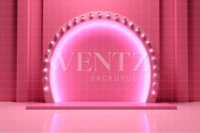 Fabric Photography Background Pink Stage / Backdrop 3782