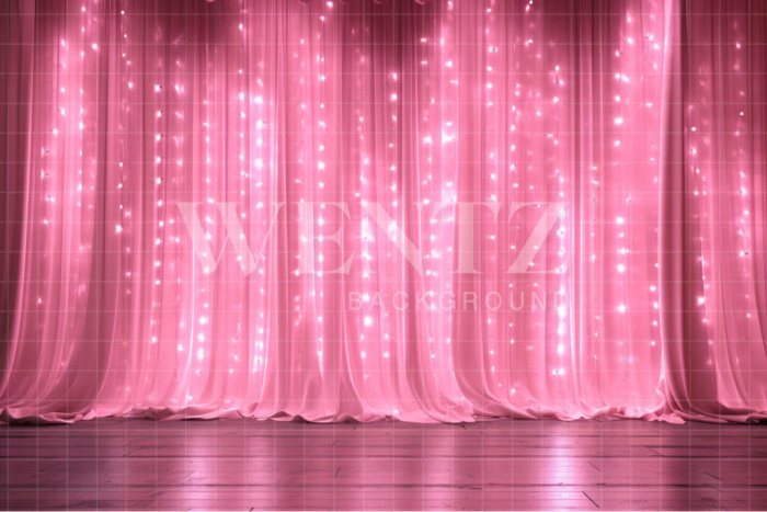 Fabric Photography Background Pink Stage / Backdrop 3785