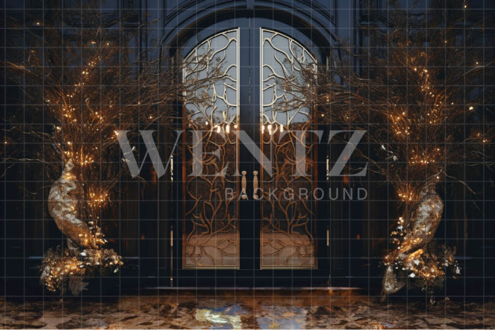 Fabric Photography Background Luxury Door / Backdrop 3850