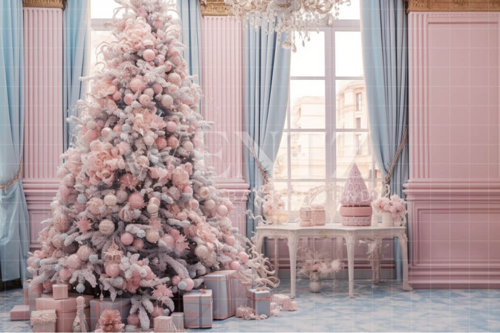 Fabric Photography Background Pastel Colors Christmas Set / Backdrop 3916