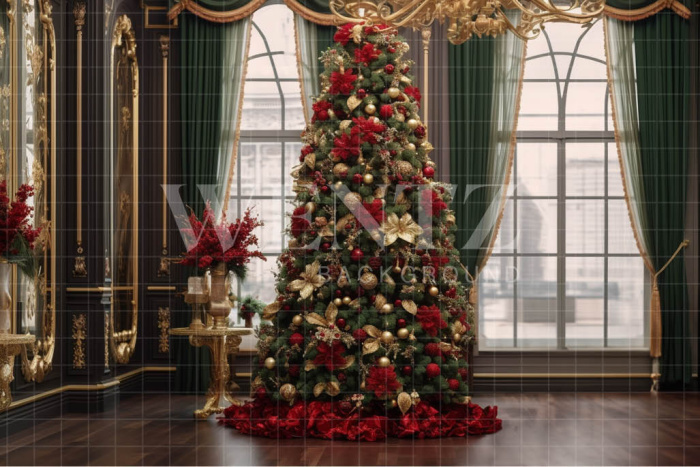 Fabric Photography Background Christmas Set / Backdrop 3943