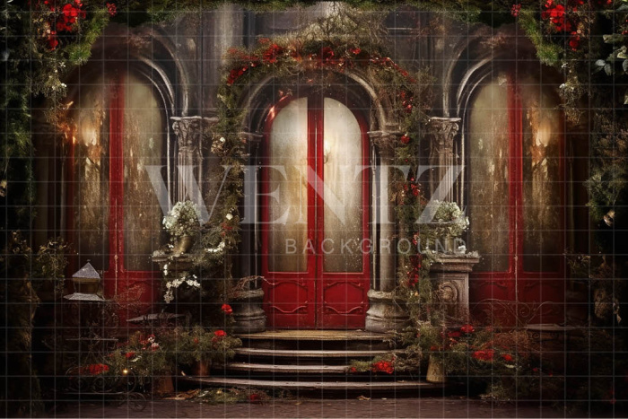 Fabric Photography Background Christmas Set / Backdrop 3944