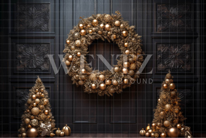 Fabric Photography Background Christmas Set / Backdrop 4037