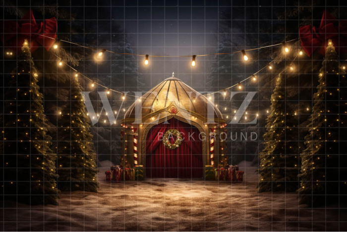 Fabric Photography Background Christmas Set / Backdrop 4138