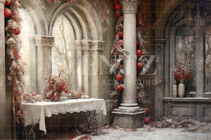 Fabric Photography Background Christmas Set / Backdrop 4221